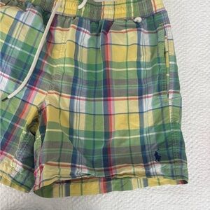 Polo by Ralph Lauren  Plaid Shorts - Green, Yellow, Red